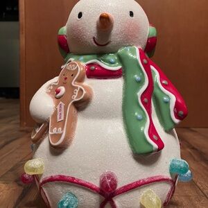 Hallmark Snowman Figurine – 9” Tall – Lights & Sound Not Working